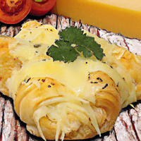 foto da receita Croissant de quatro queijos