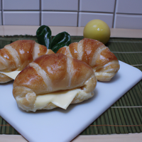 foto da receita Croissant de queijo branco