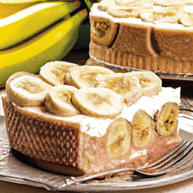 Torta de banana diet light