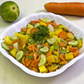 salada de legumes e verduras