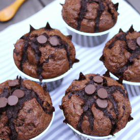Muffin de Café com Chocolate