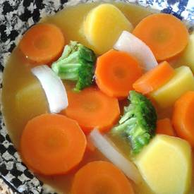 sopa de legumes com musculo