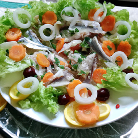 salada de sardinha