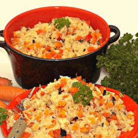 risoto de arroz integral