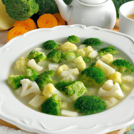 sopa de legumes com caldo knoor 0%gordura