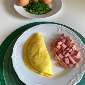 omelete de presunto