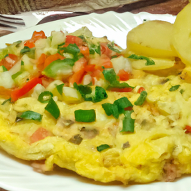 Omelete com Batatas