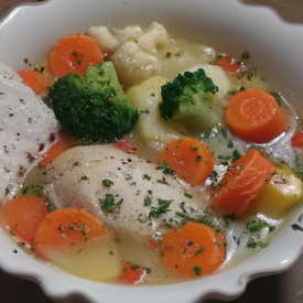 sopa de frango com legumes
