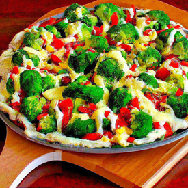Pizza de brocolis