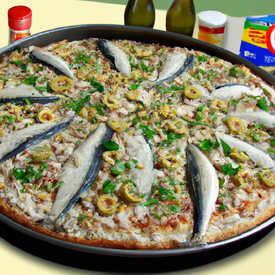 Pizza de Sardinha