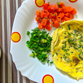 omelete de legumes