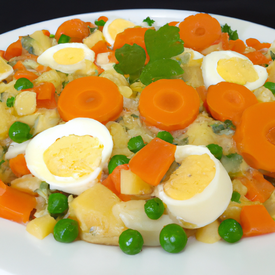 ovos mexidos com legumes