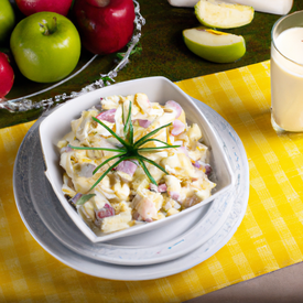 Salada de maionese com batata e maçã