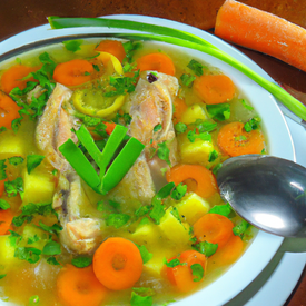 Sopa de peixe com legumes