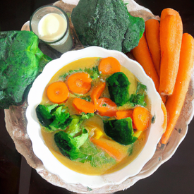 Sopa - Creme de mix de legumes antioxidante I