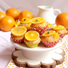 cup cake de laranja