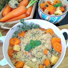 sopa de legumes com quinoa