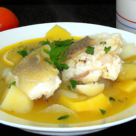 Sopa de peixe Merluza com batatas