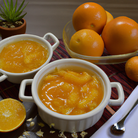 Doce de laranja em calda