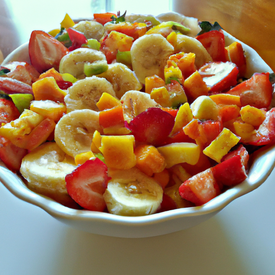 Salada de frutas da Lu