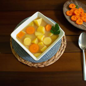 Sopa de Chuchu, Batata e Cenoura s/ Gordura