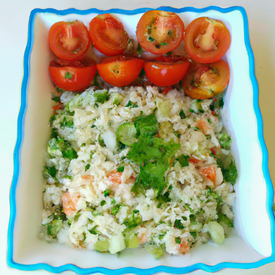 Salada de arroz 7 grãos