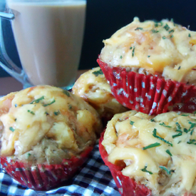 Muffin de Parmesão Starbucks "Inspired"