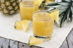 foto da receita Suco de abacaxi com água de coco