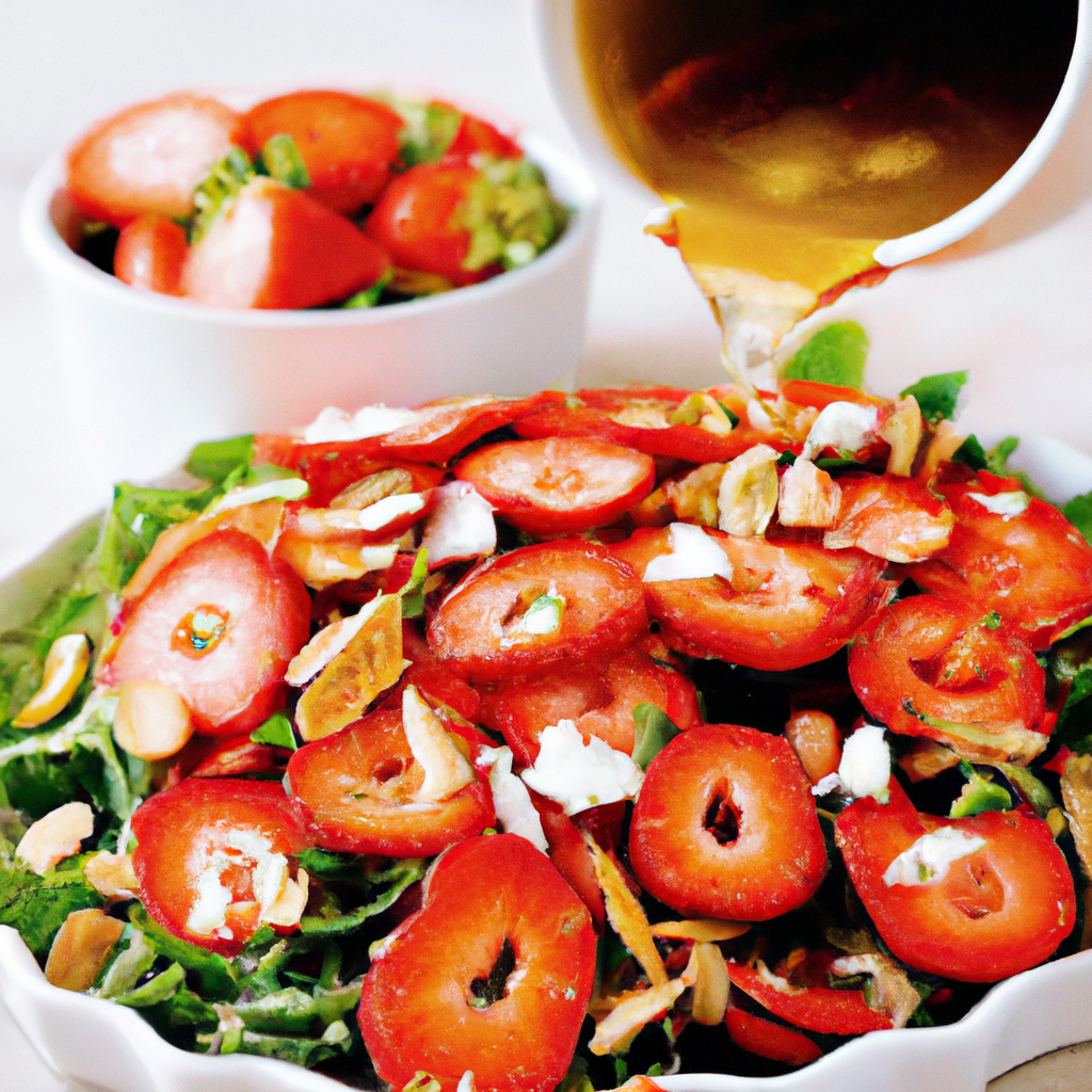 foto da receita Salada crocante de morango