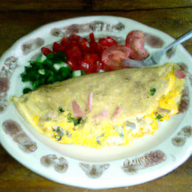 Omelete de Legumes