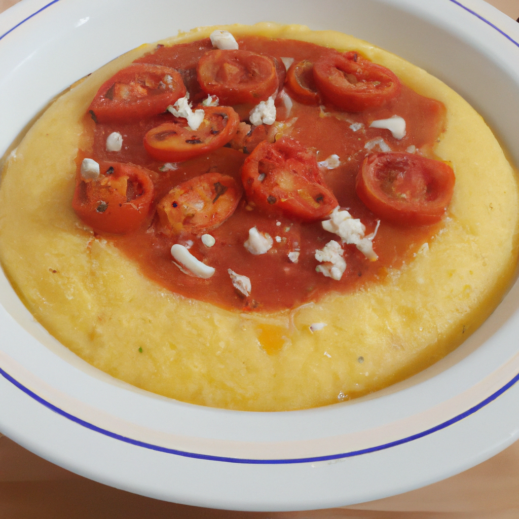 foto da receita Polenta com molho de tomate