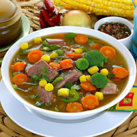 foto da receita Sopa de carne com legumes