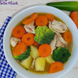 Sopa de frango com legumes Ariane