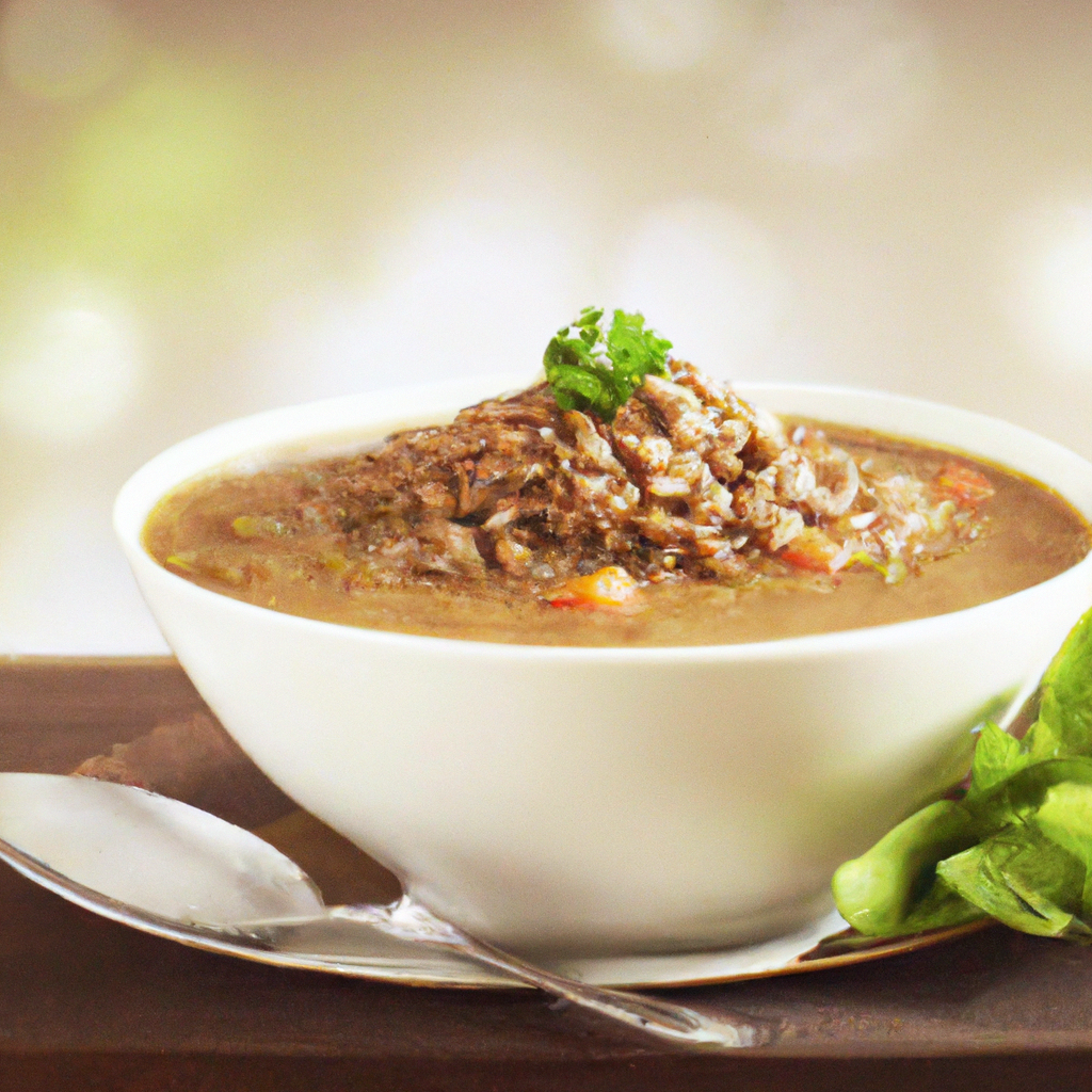 foto da receita Sopa de lentilha com mini-almôndegas