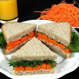 Sandwich natural Letícia sem pão. 11 pts receita toda