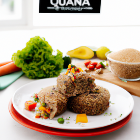 Bolinho de carne moída com Quinoa
