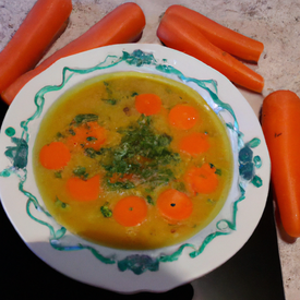 Sopa Cenoura e Couve