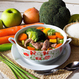 "Sopa" de legumes com carne moída -5kg