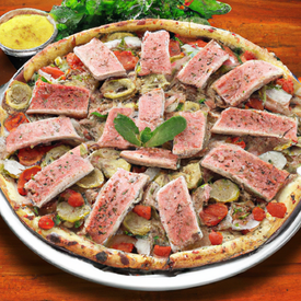 pizza D' Italia de atum com mussarela