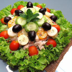 Salada Mediterrânea para o verão