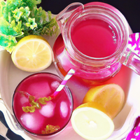 foto da receita Pink lemonade
