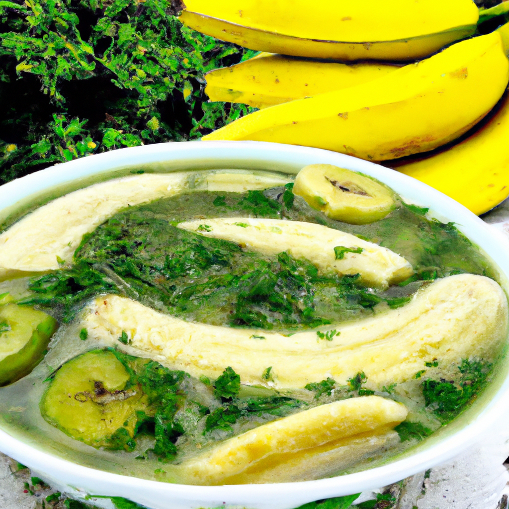 foto da receita Caldo de banana verde