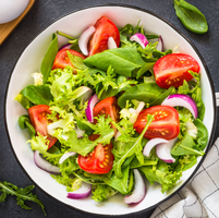 foto da receita Salada de alface e tomate