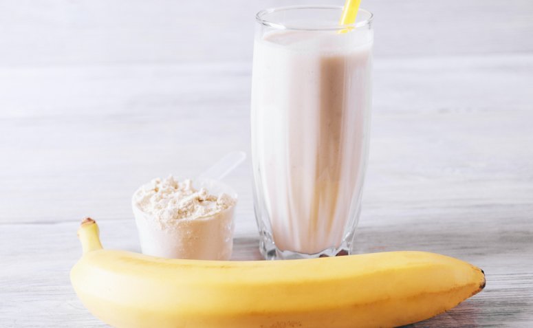 foto da receita Vitamina de banana com aveia