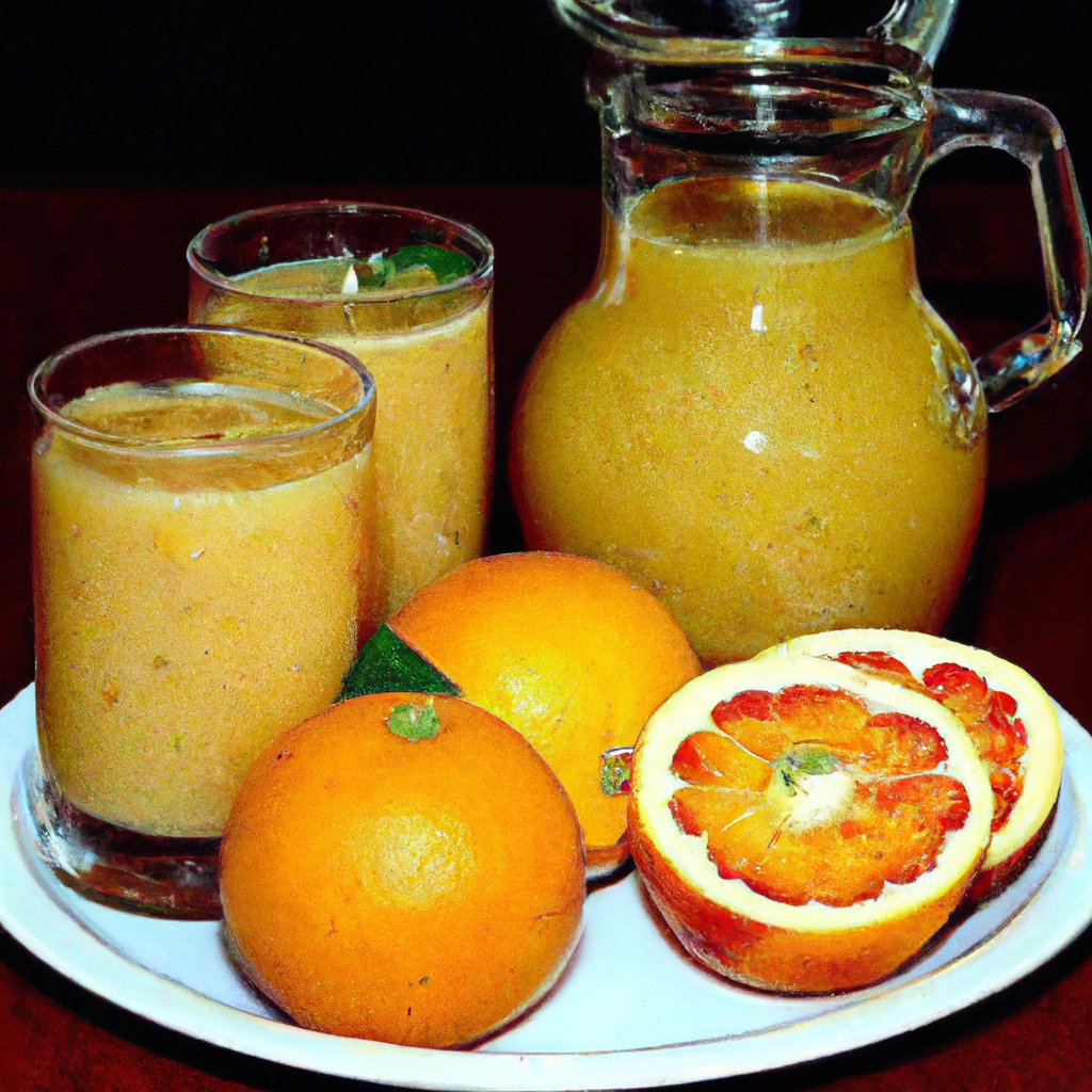 foto da receita Suco de tangerina e aveia (TPM)