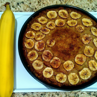 foto da receita Pastel de forno Integral de banana